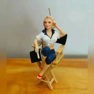 Vintage  Marilyn Monroe director Christmas ornament